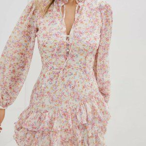 Anthropologie Yumi Kim Jenna Ruffled Dress S